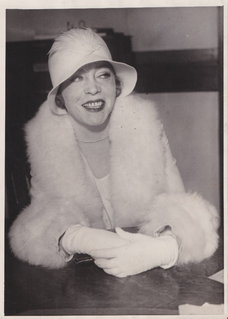 1932 Press Photo Actress Ethel Clayton at Divorce Court in Los Angeles