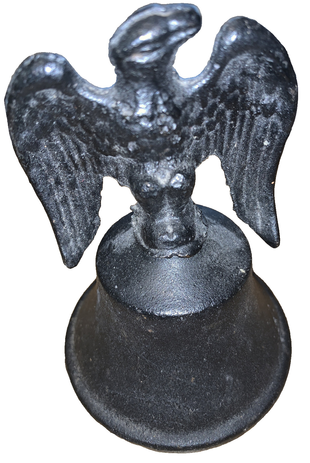 Late 1800's/1900's American Eagle School Bell - Cast School Desktop Bell 4 1/2”
