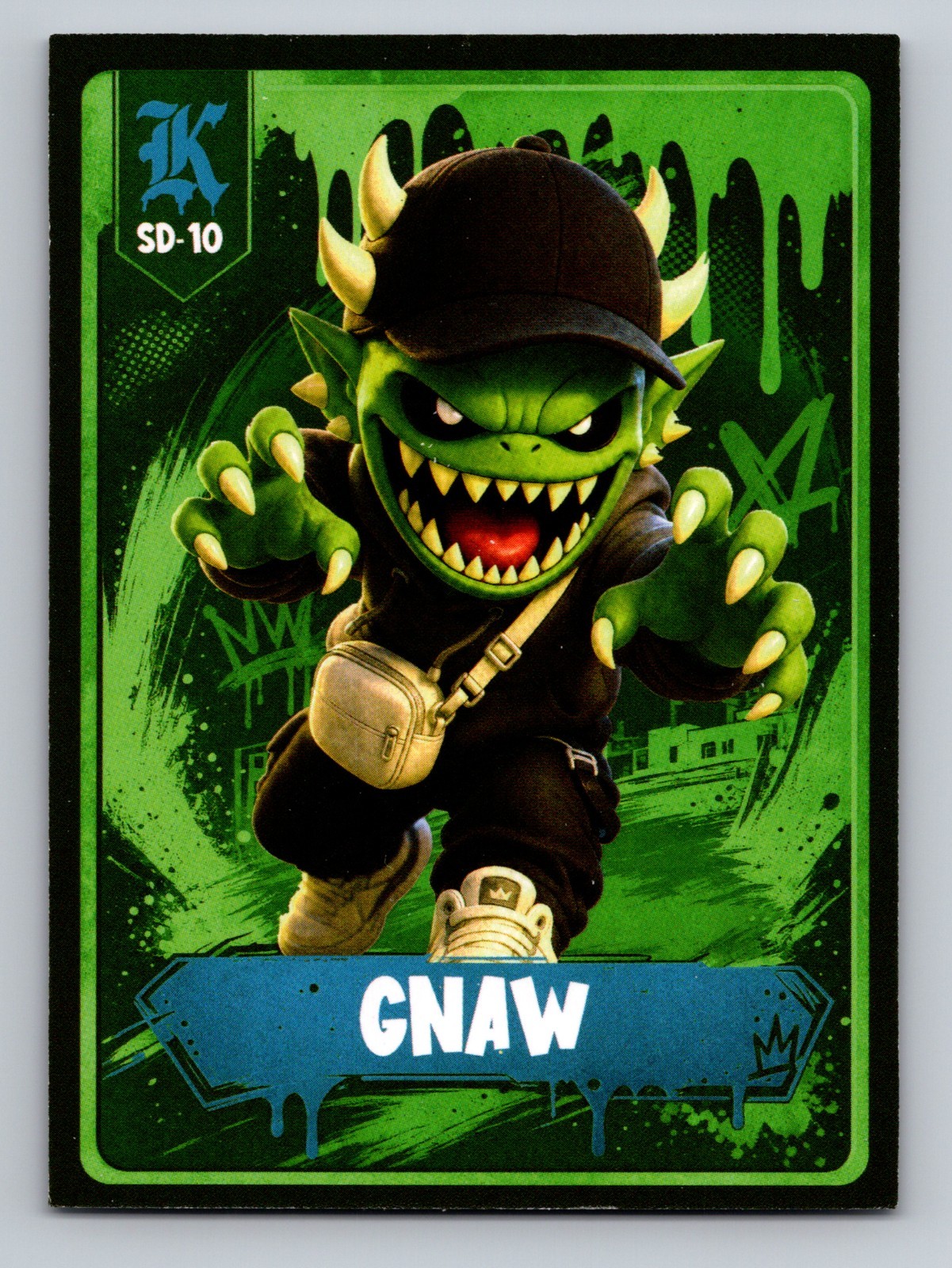 Kickstradomis - Stay Drippin - Series 1 - Trading Cards Gnaw Foil #SD-10