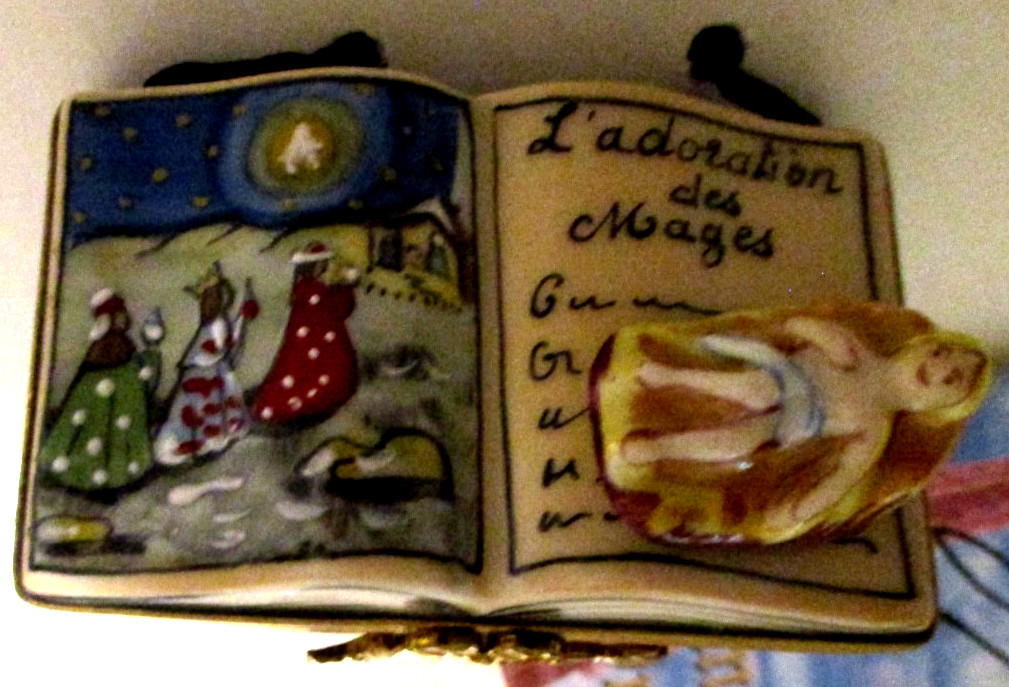 Christmas Limoges France Trinket Box LES MAGES Baby Jesus Nativity LE 7/500 NIB Christmas Limoges France Trinket Box LES MAGES Baby Jesus Nativity LE 7/500 NIB