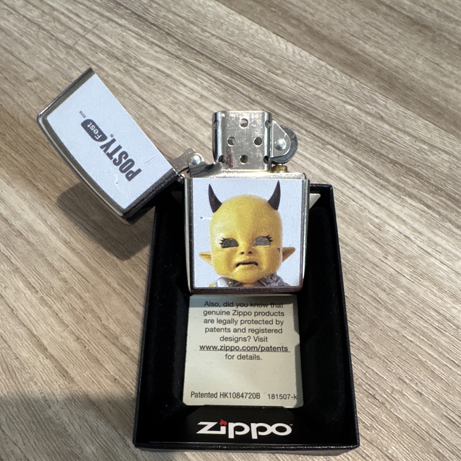 Rare Zippo 2019 Posty Fest Lighter Brand New Never Used In Original Box Rare