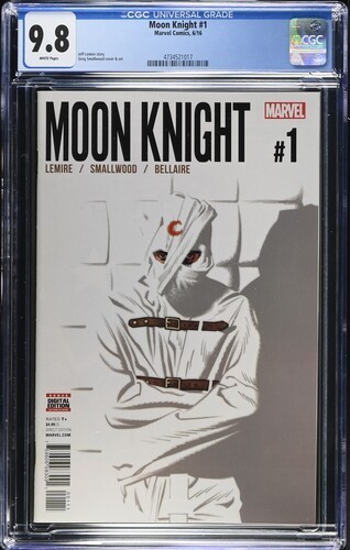 Moon Knight #1 CGC 9.8 Marvel Comics 2016 Jeff Lemire & Greg Smallwood