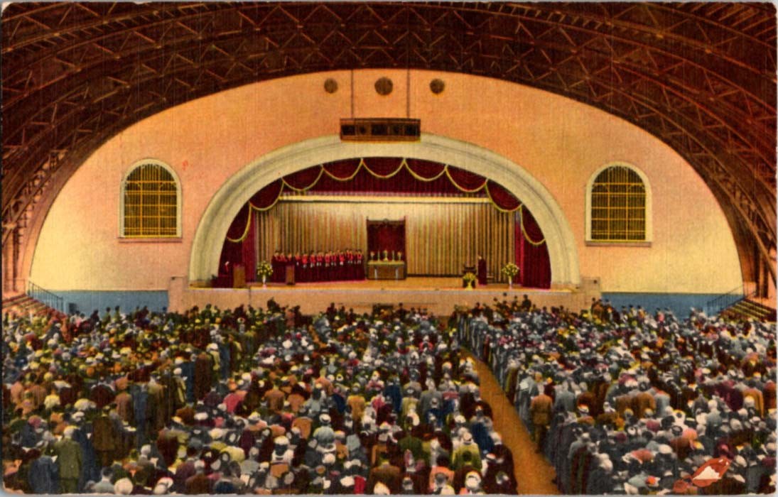 Linen HOOVER AUDITORIUM INTERIOR Lakeside - Marblehead & Danbury Ohio OH BB7890 Linen HOOVER AUDITORIUM INTERIOR Lakeside - Marblehead & Danbury Ohio OH BB7890