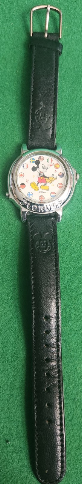 Disney Vintange Mickey Mouse Watch, LORUS Working Great has New Battery Disney Vintange Mickey Mouse Watch, LORUS Working Great has New Battery