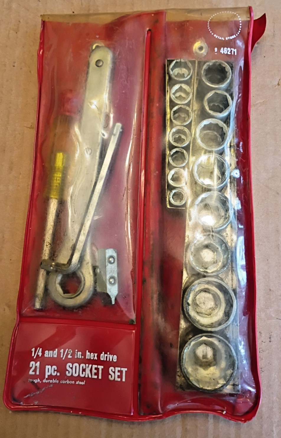 Vintage Sears #46271 21 Pcs. 1/4\ Vintage Sears #46271 21 Pcs. 1/4\