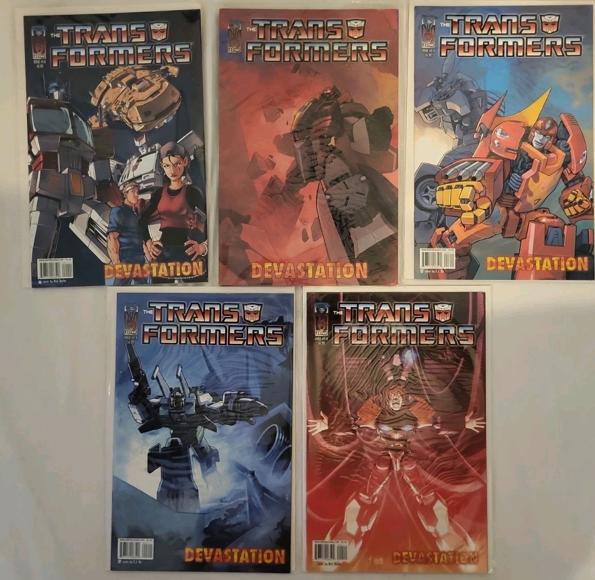 TRANSFORMERS DEVASTATION TPB + Issues # 1 2 3 4 IDW 2006