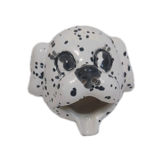 Vintage Spotted Dalmatian Ceramic Pottery Ashtray 3\