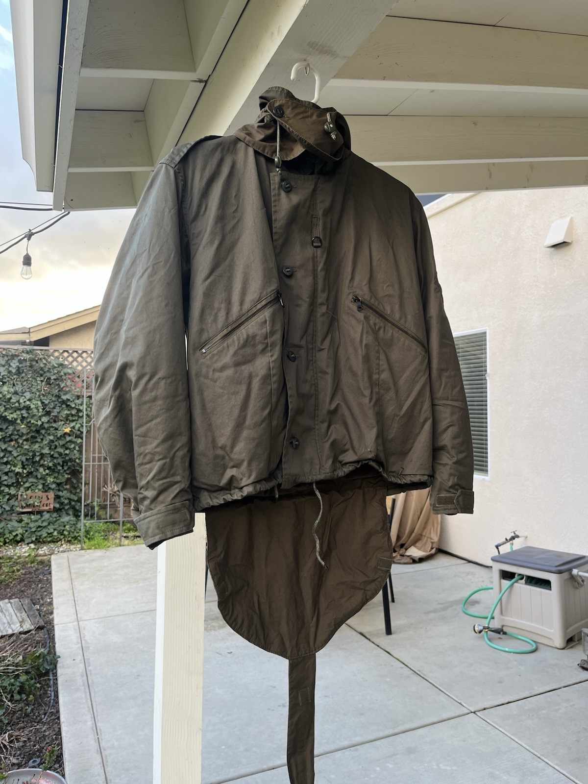 GENUINE RAF ROYAL AIR FORCE Mk3 COLD WEATHER AIRCREW FLIGHT JACKET Sz.8 EX COND.