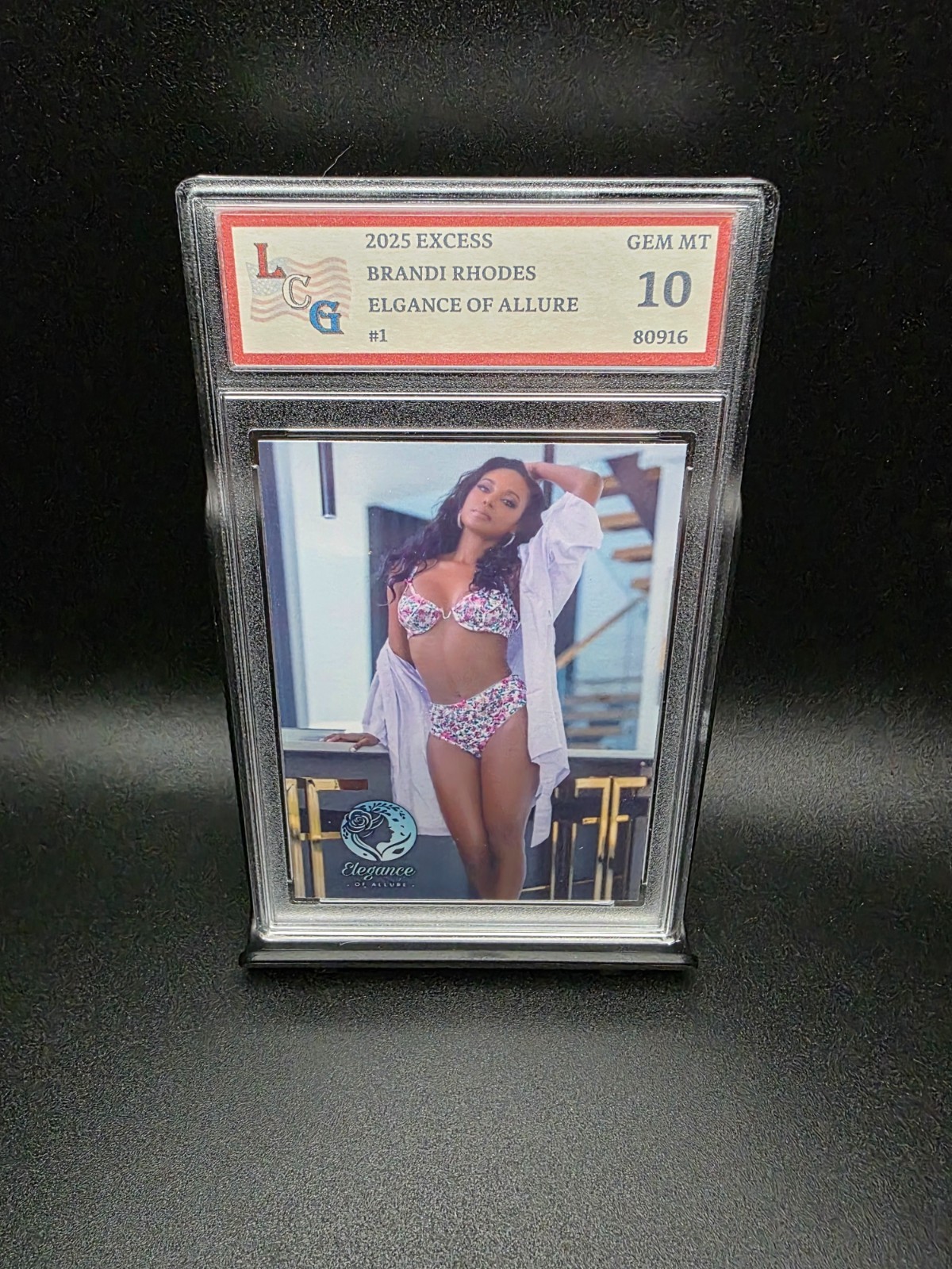 Brandi Rhodes #1 Elegance Series LCG 10 Gem Mint eXcess Collectibles