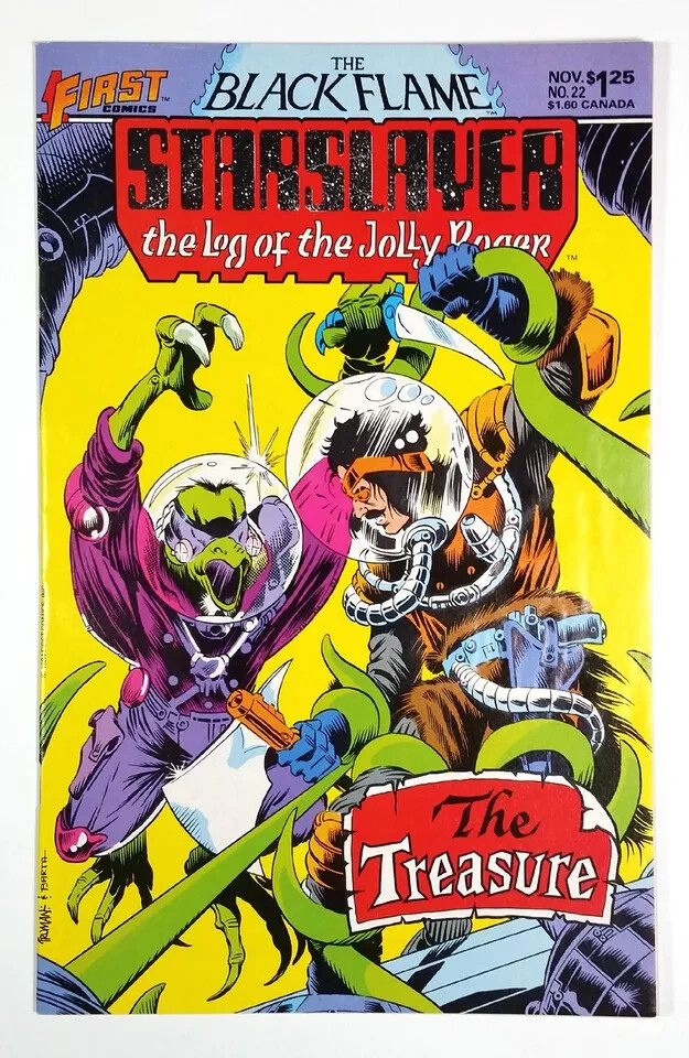 Starslayer #22 Log of the Jolly Roger (1984) Pacific/First Publishing Starslayer #22 Log of the Jolly Roger (1984) Pacific/First Publishing