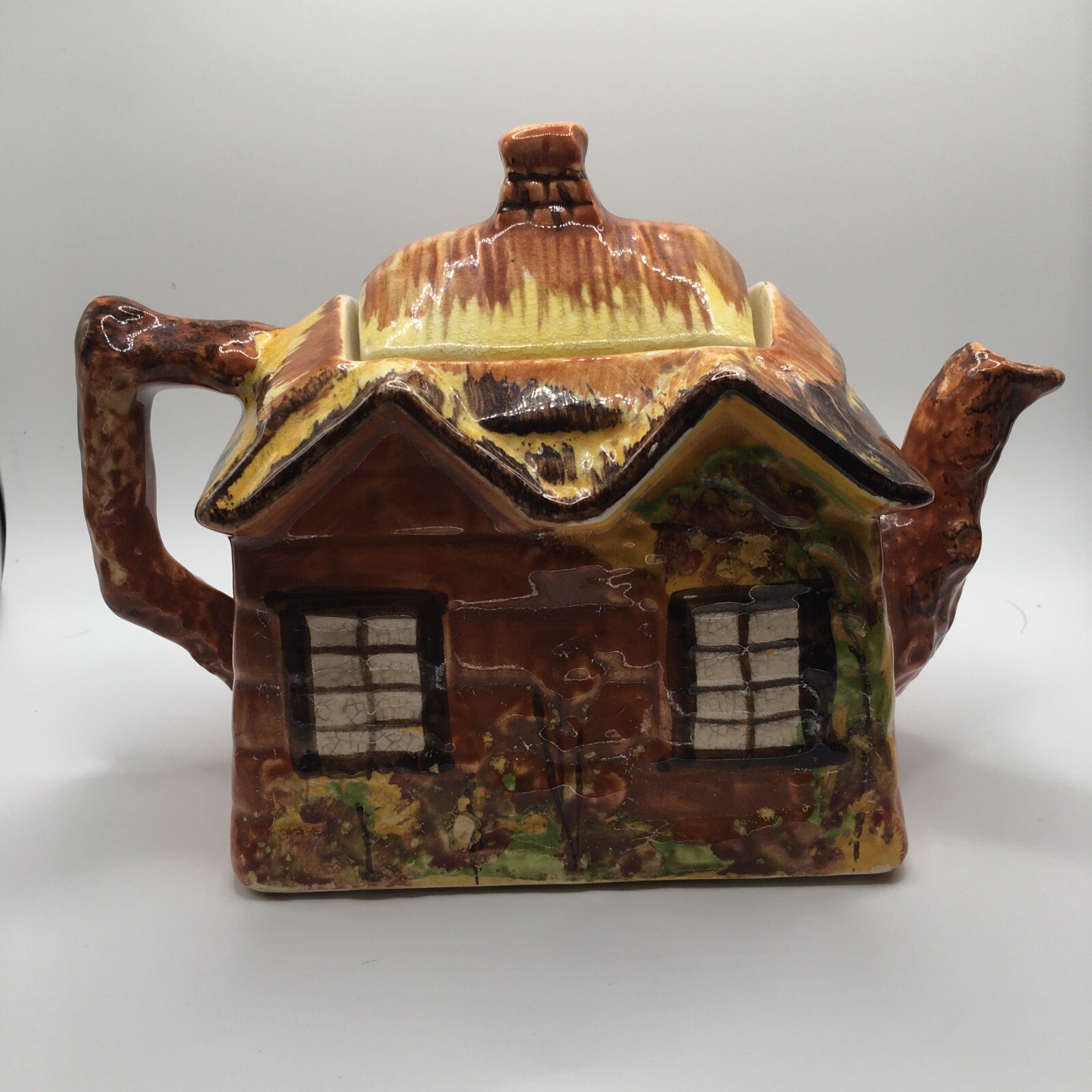 Ye Old Cottage Ware Teapot Price Kensington Cottageware England Handpainted Ye Old Cottage Ware Teapot Price Kensington Cottageware England Handpainted