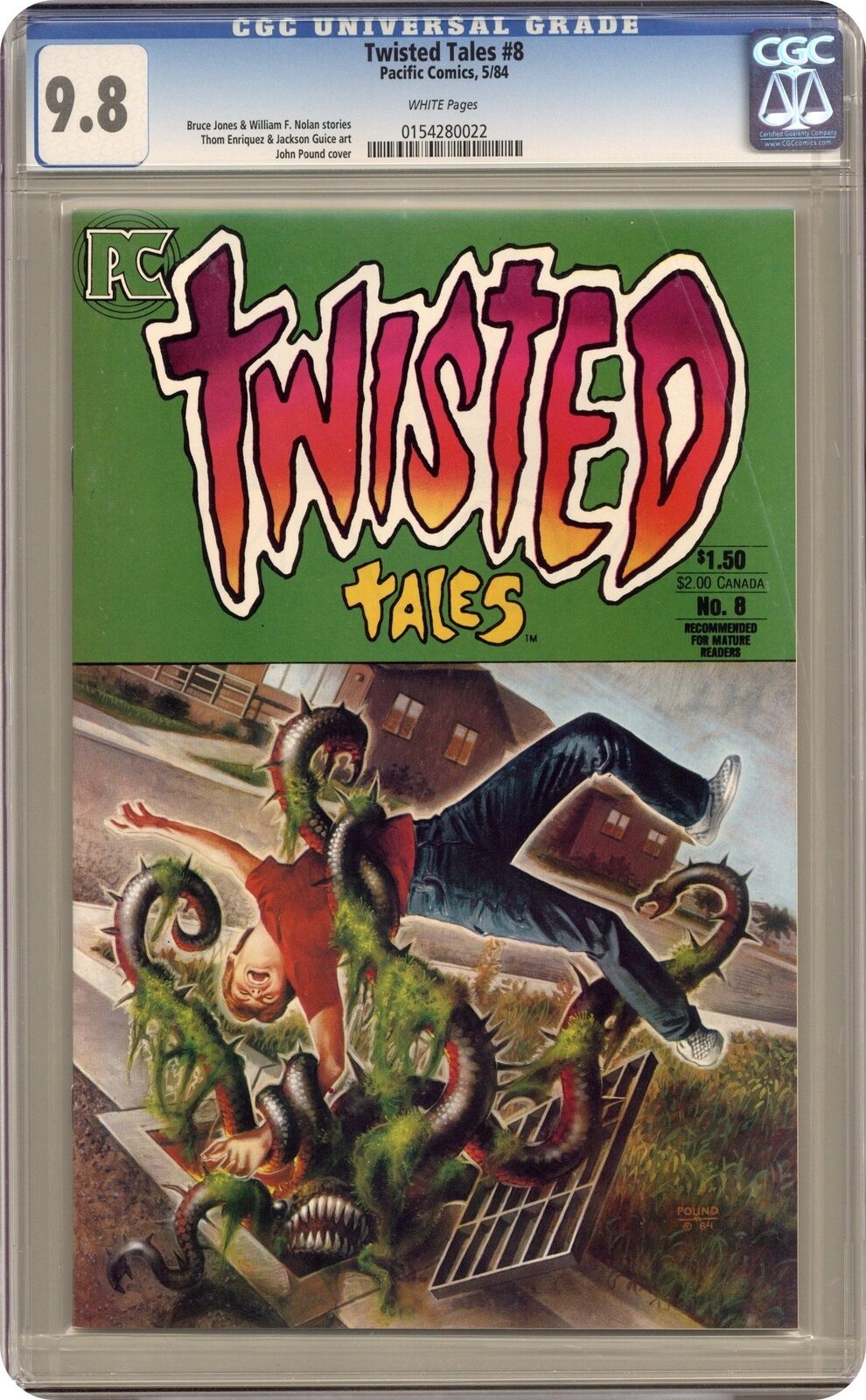 Twisted Tales #8 CGC 9.8 1984 0154280022
