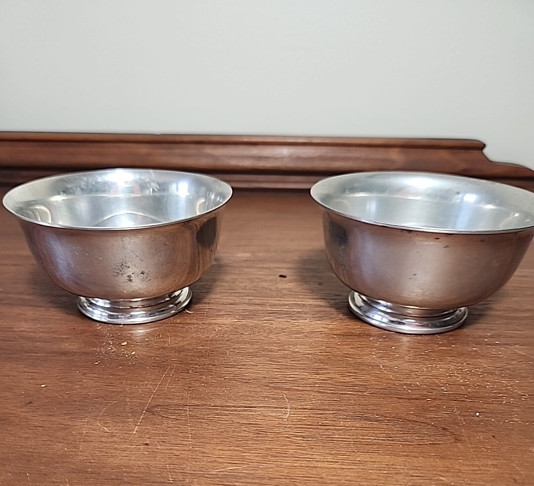 Colonial Pewter by Boardman Paul Revere Reproduction set of 2 bowls