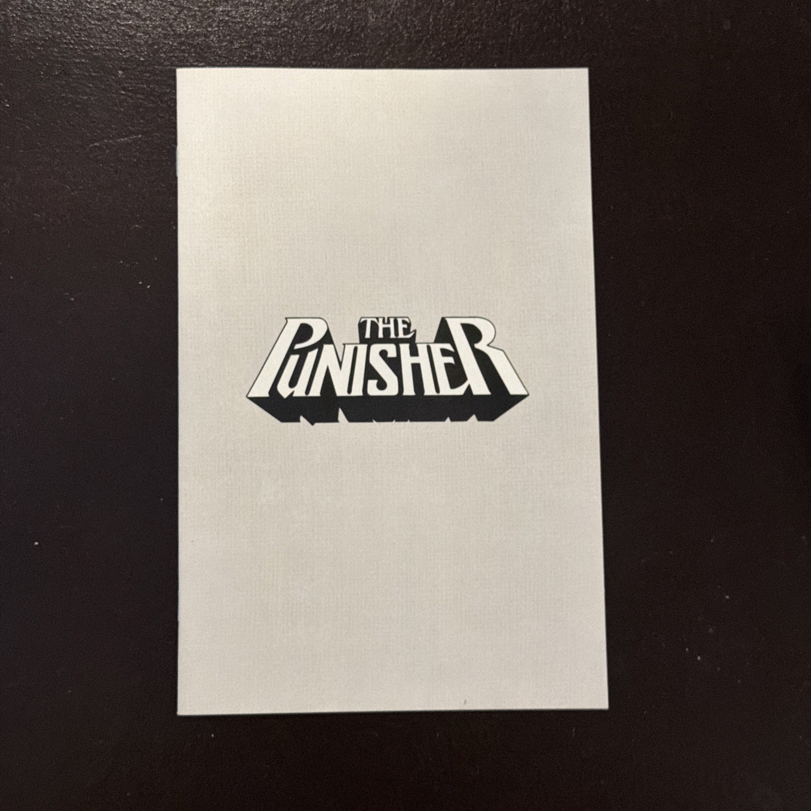 The Punisher #2 Rare Minimalist Variant Cover NM (Marvel Comics November 2018)
