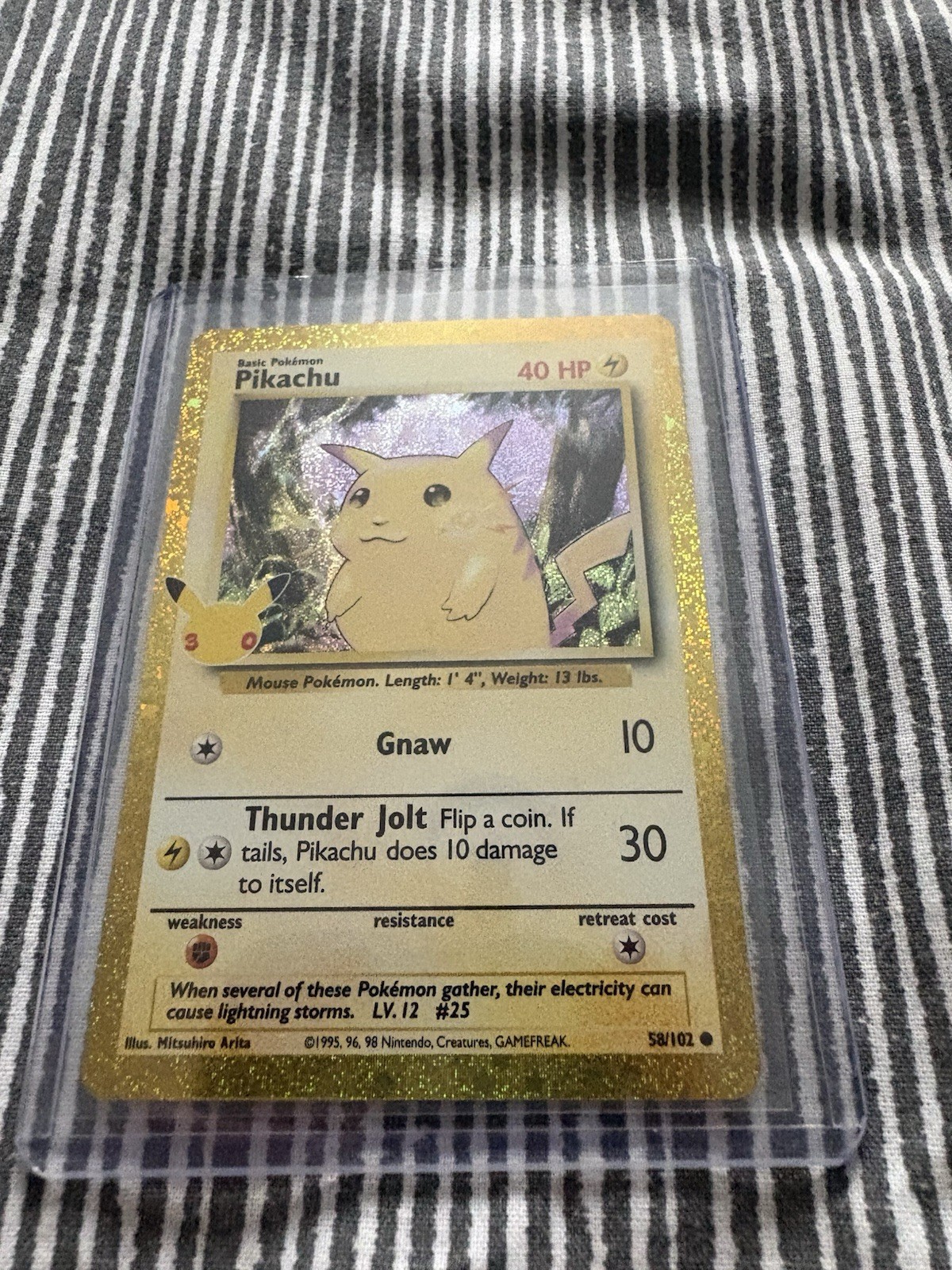 Pokemon classic collection pikachu 58/102 Pokemon classic collection pikachu 58/102