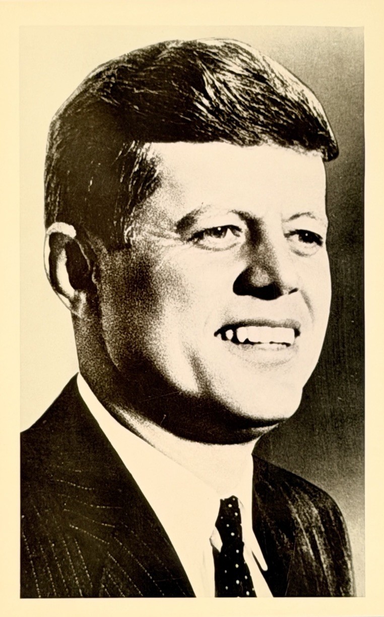 Rare Vintage JFK Real Photo Postcard RPPC John F Kennedy 1960 Campaign Portrait