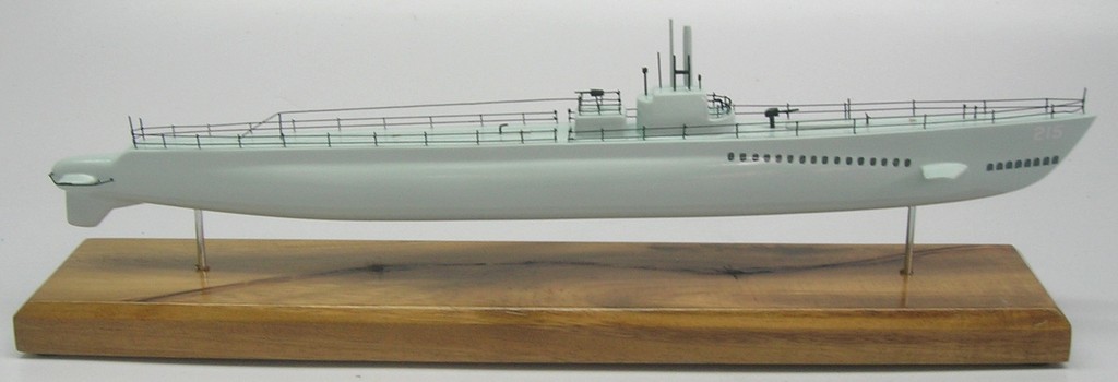 USS SS-215 Gato-Class Submarine Wood Model Replica SML 