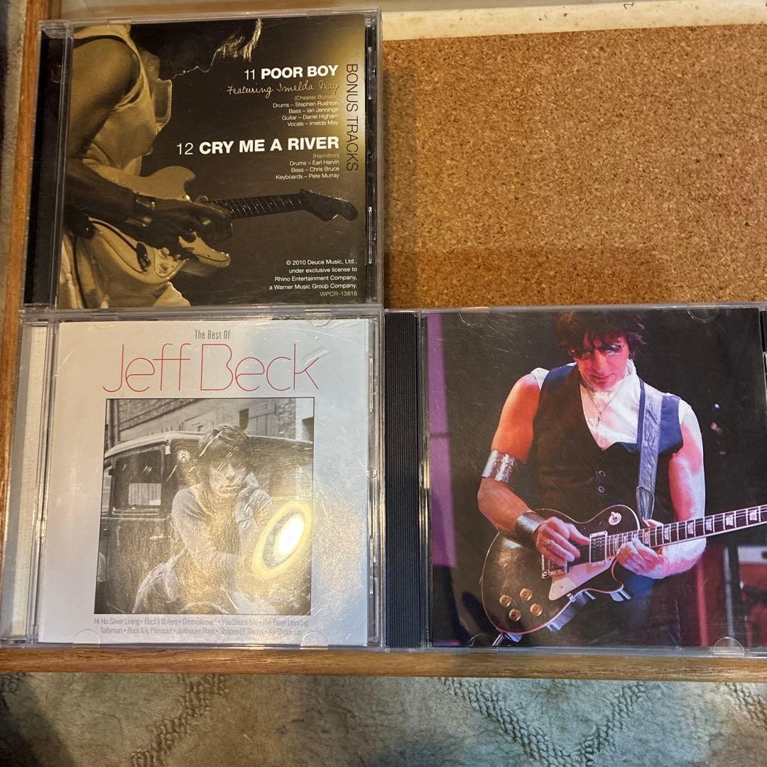 Jeff Beck 3 CD Set Music Memorabilia Used [Age 13+]