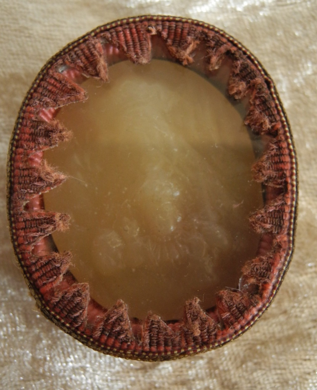 ANTIQUE CATHOLIC AGNUS DEI WAX MADONNA & CHILD PAPAL SACRAMENTAL CAPSULE (Z8)