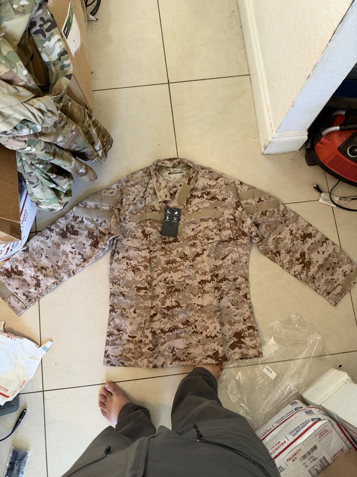 Crye Precision Drifire G3 Fieldshirt Desert Marpat Medium Regular