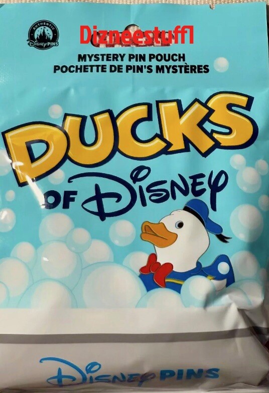 Disney Ducks Of Disney Mystery Pin Bag (5 pins per bag)  Sealed