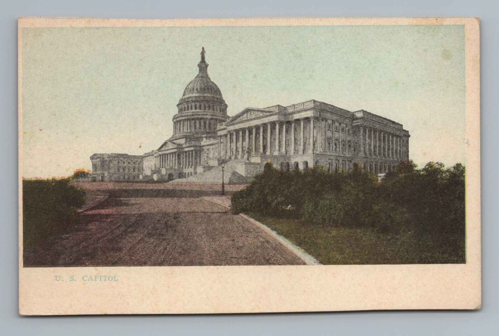 The Capitol Washington DC Postcard Antique
