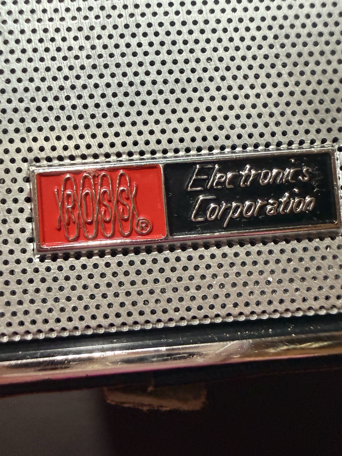 Vintage 1970 Ross RE-1200-N AM/FM Transistor Radio Solid State w/ Guarantee Tag