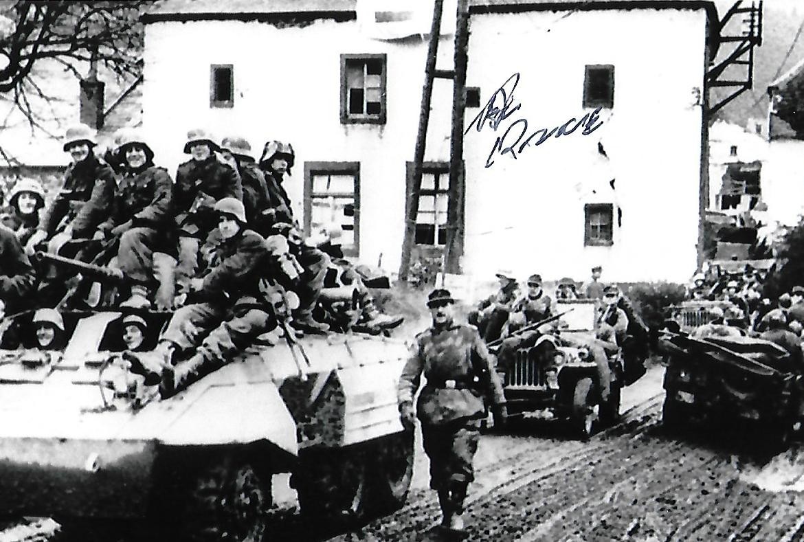 Al Price signed 4x6 photo Battle of The Bulge D-Day Europe WW II RARE COA LOOK