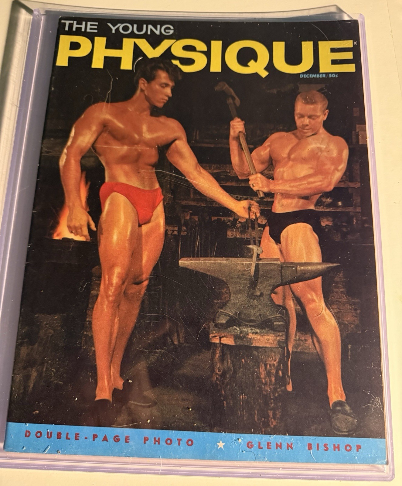 THE YOUNG PHYSIQUE DEC. 1959  VTG PHYSIQUE PHOTOGRAPHY ART MAGAZINE GAY INTEREST
