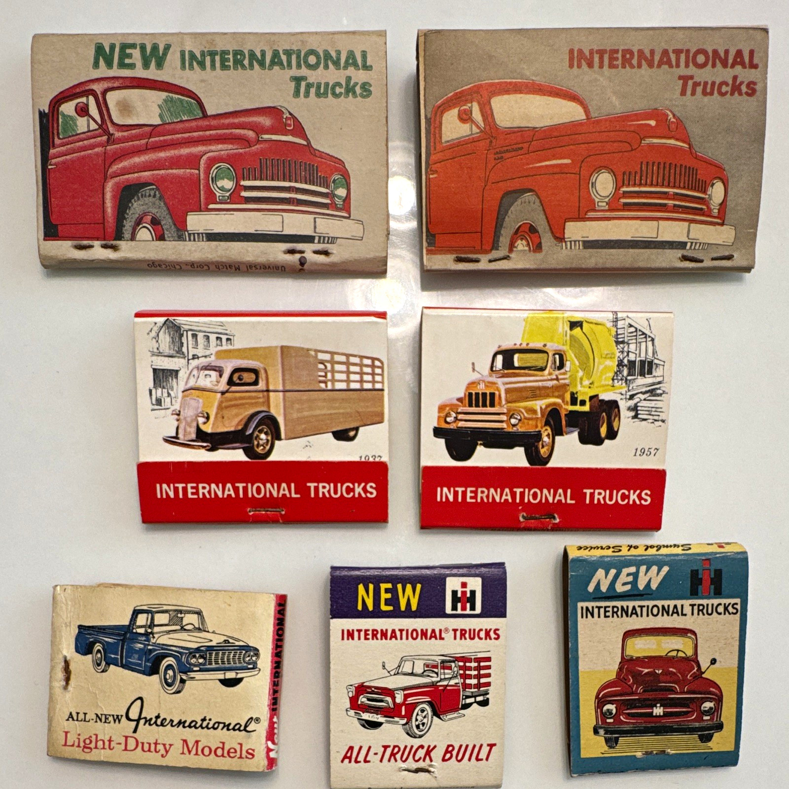 International Harvester IH Advertising Matchbooks Lot, Multicolor