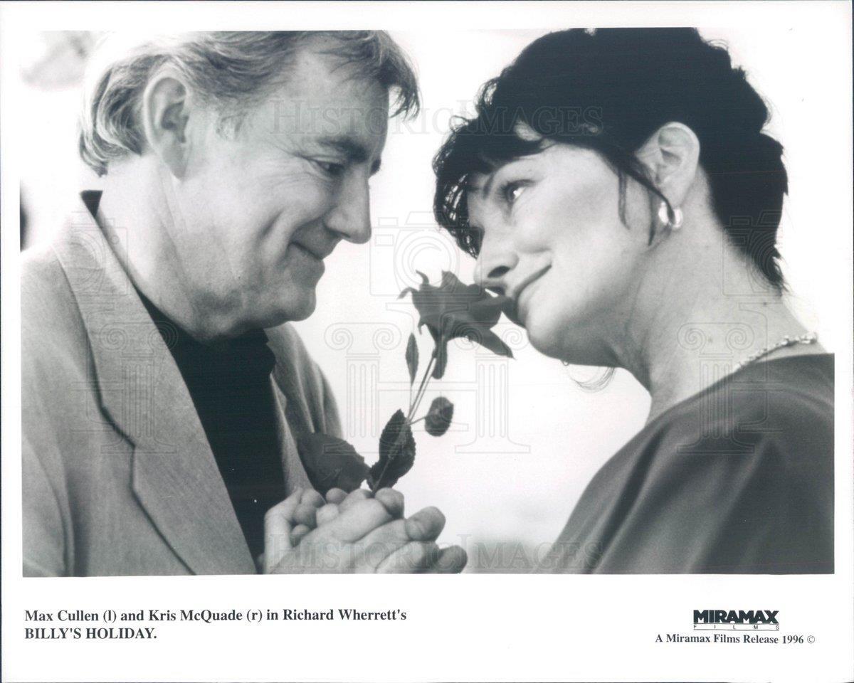 1996 Press Photo Australian Actors Max Cullen, Kris McQuaid - rkf3145