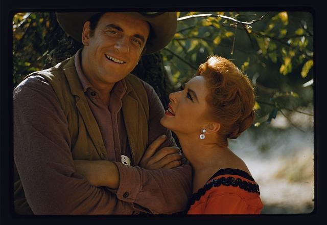 Photo:Amanda Blake Cowboy Romance Still 1960s Outdoor Portrait