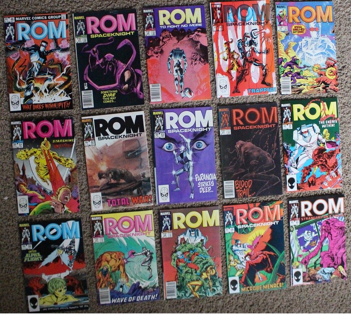 ROM the Spaceknight 1979-86 Dire Wraiths Alpha Flight Ant-Man Ditko Byrne #46-60