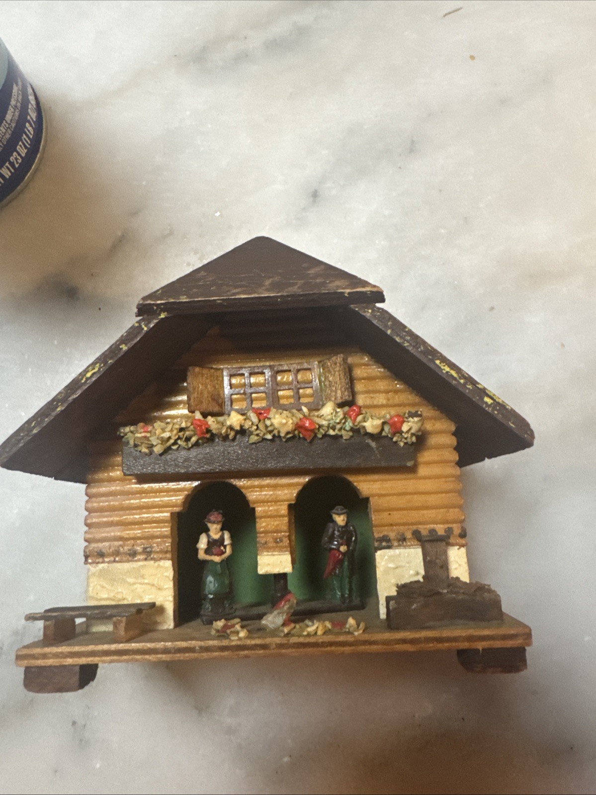 Vintage Folk Art Toggili Black Forest West German Weather House/Station Vintage Folk Art Toggili Black Forest West German Weather House/Station