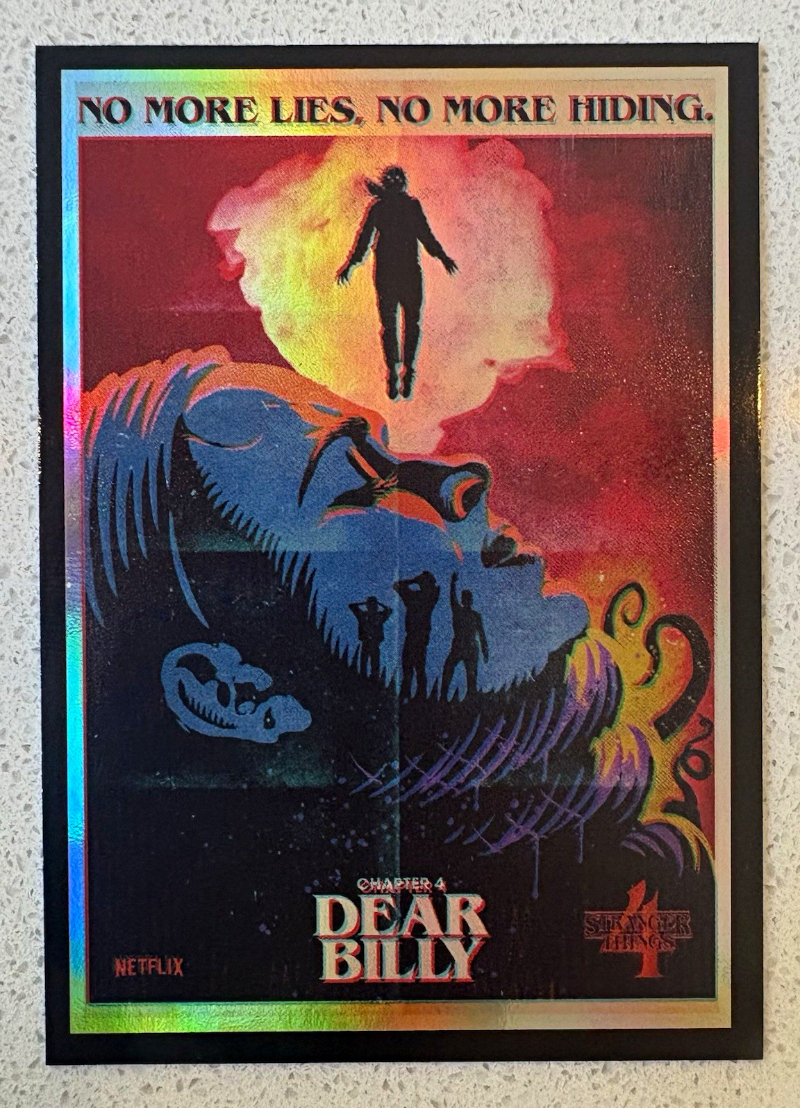 Panini Stranger Things This Is Our Story Dear Billy Holo Art Card (#50)