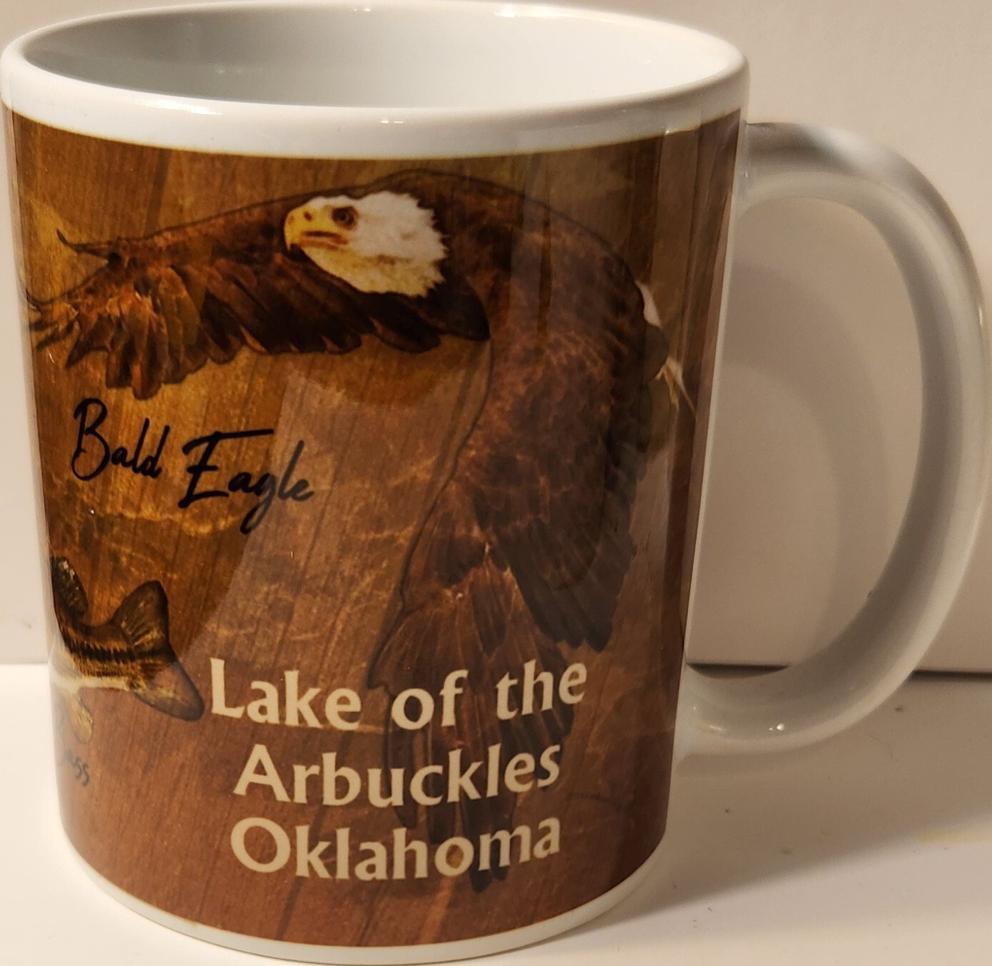11oz Ceramic Mug Featuring Lake Of The Arbuckles Oklahoma Collectible (Tough)