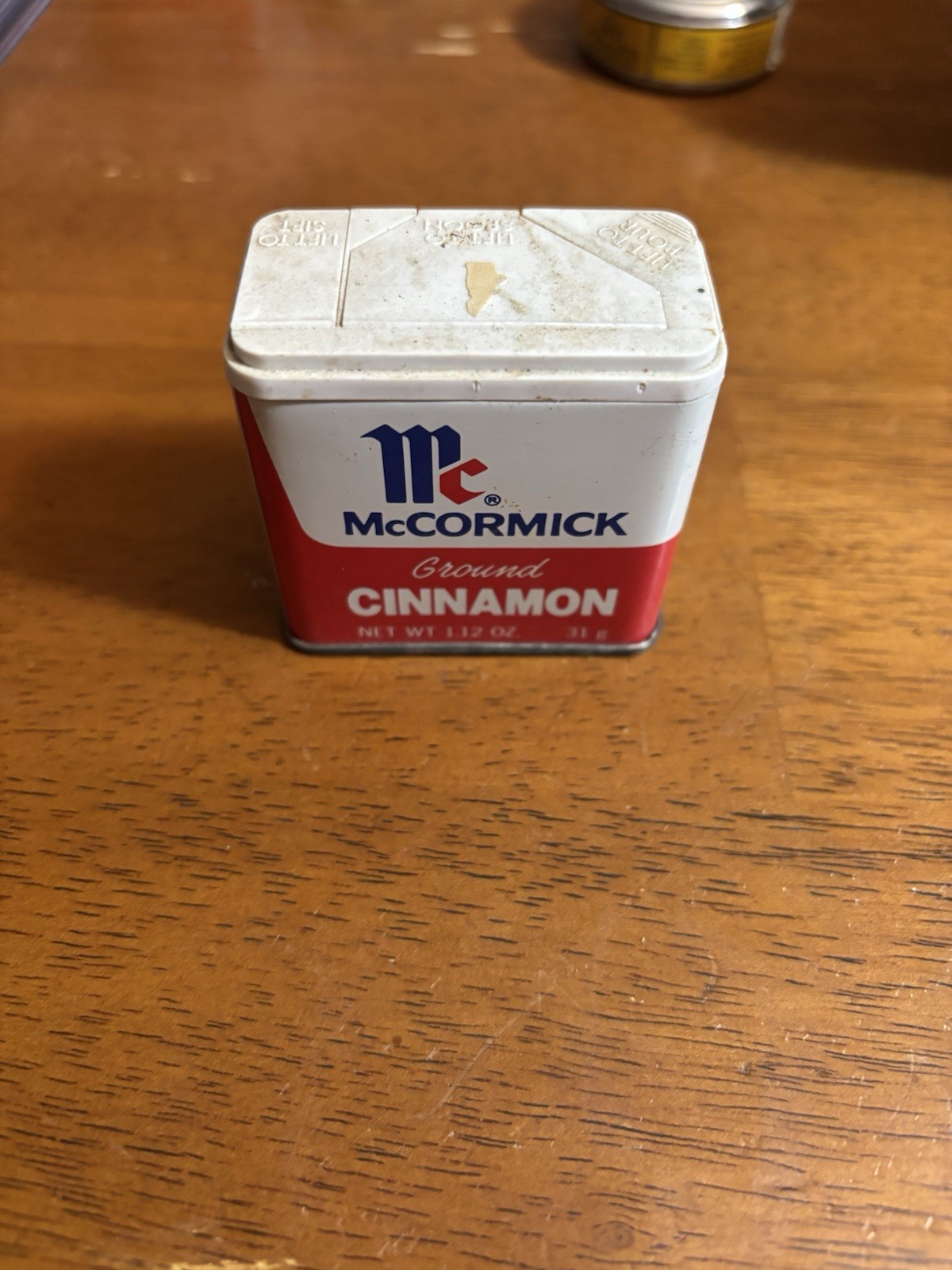 Vintage McCORMICK Spice Tin Ground Cinnamon