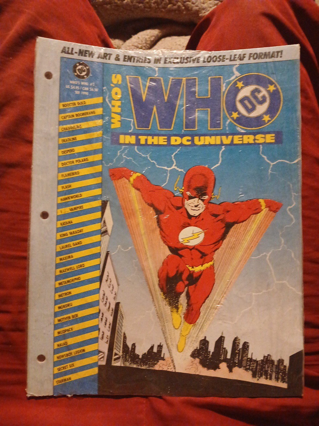 Who\'s Who in the DC Universe  2 - loose-leaf binder pages (still sealed) 