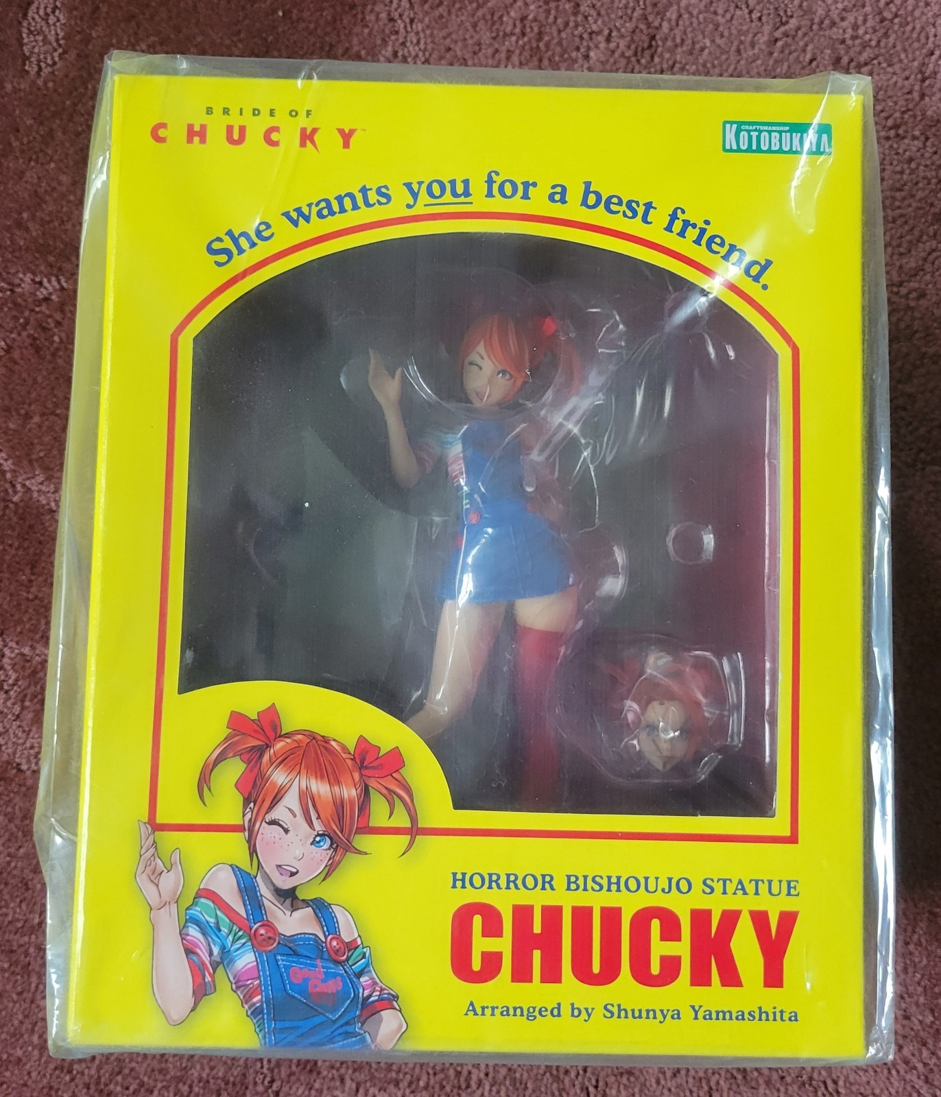 Kotobukiya - Horror Bishoujo - Childs Play / Bride Of Chucky - Chucky - NIB Kotobukiya - Horror Bishoujo - Childs Play / Bride Of Chucky - Chucky - NIB