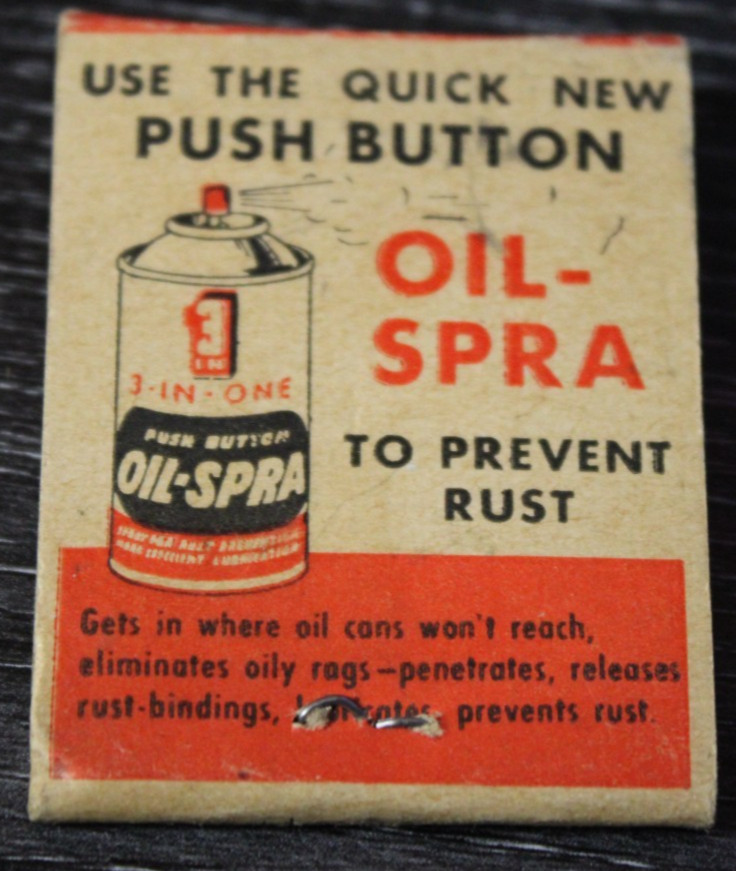 Vintage Matchbook 3-in-One Oil SprA Don\'t Let Tools Get Rusty (Pre WD-40) Vintage Matchbook 3-in-One Oil SprA Don\'t Let Tools Get Rusty (Pre WD-40)