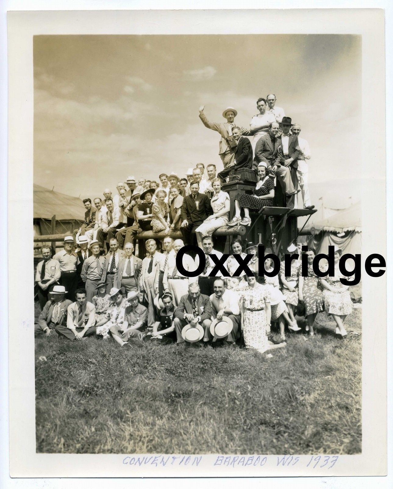 CIRCUS FANS ASSOCIATION 1933 CONVENTION PHOTO Baraboo Wis Madison