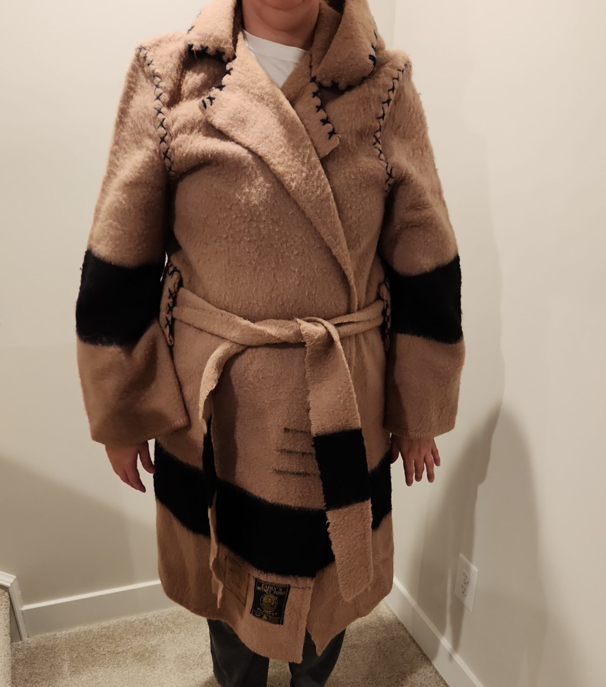 Vintage Early\'s Witney Point Wool Blanket Rendezvous Capote Coat