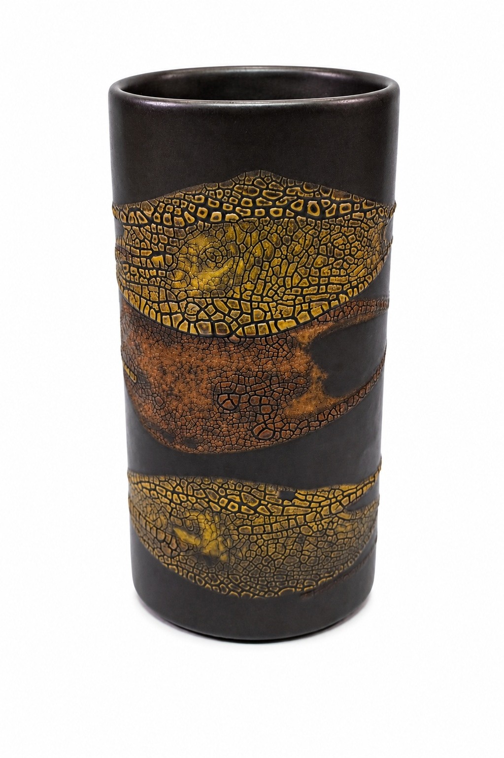 Royal Haeger Earth Wrap Organic Free Form Vase 7\