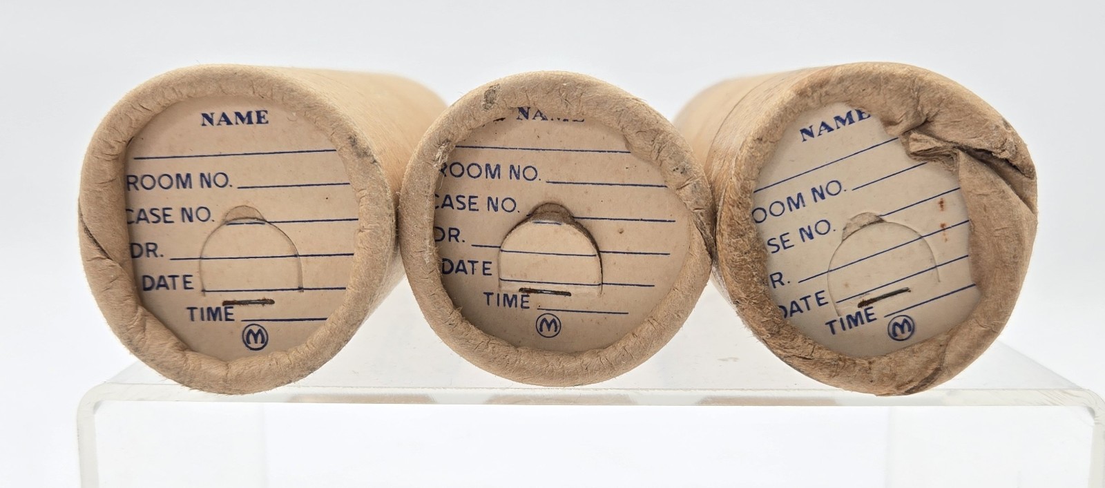 Military Urine Sample/Specimen Tags / 3 Tubes 100 Count a Tube 1955 NoS