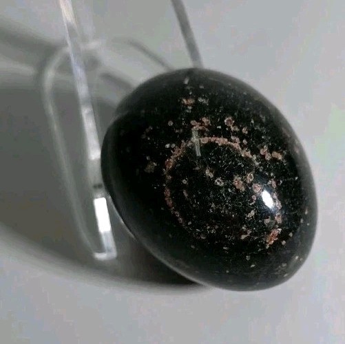 Coppernite Crystal Egg Natural Indian Nuummite Polished Stone Healing Specimen