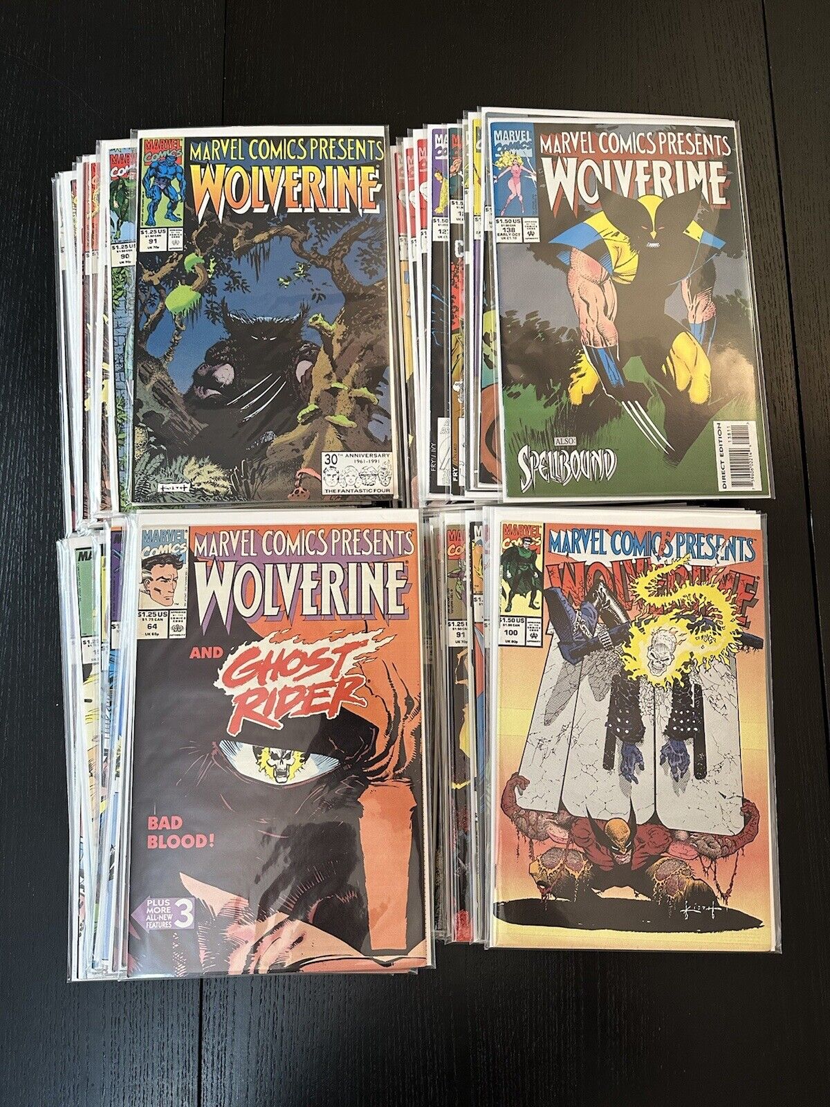 HUGE LOT OF 55 Marvel Comics Presents Comic Books Sleeved & Boarded Wolverine