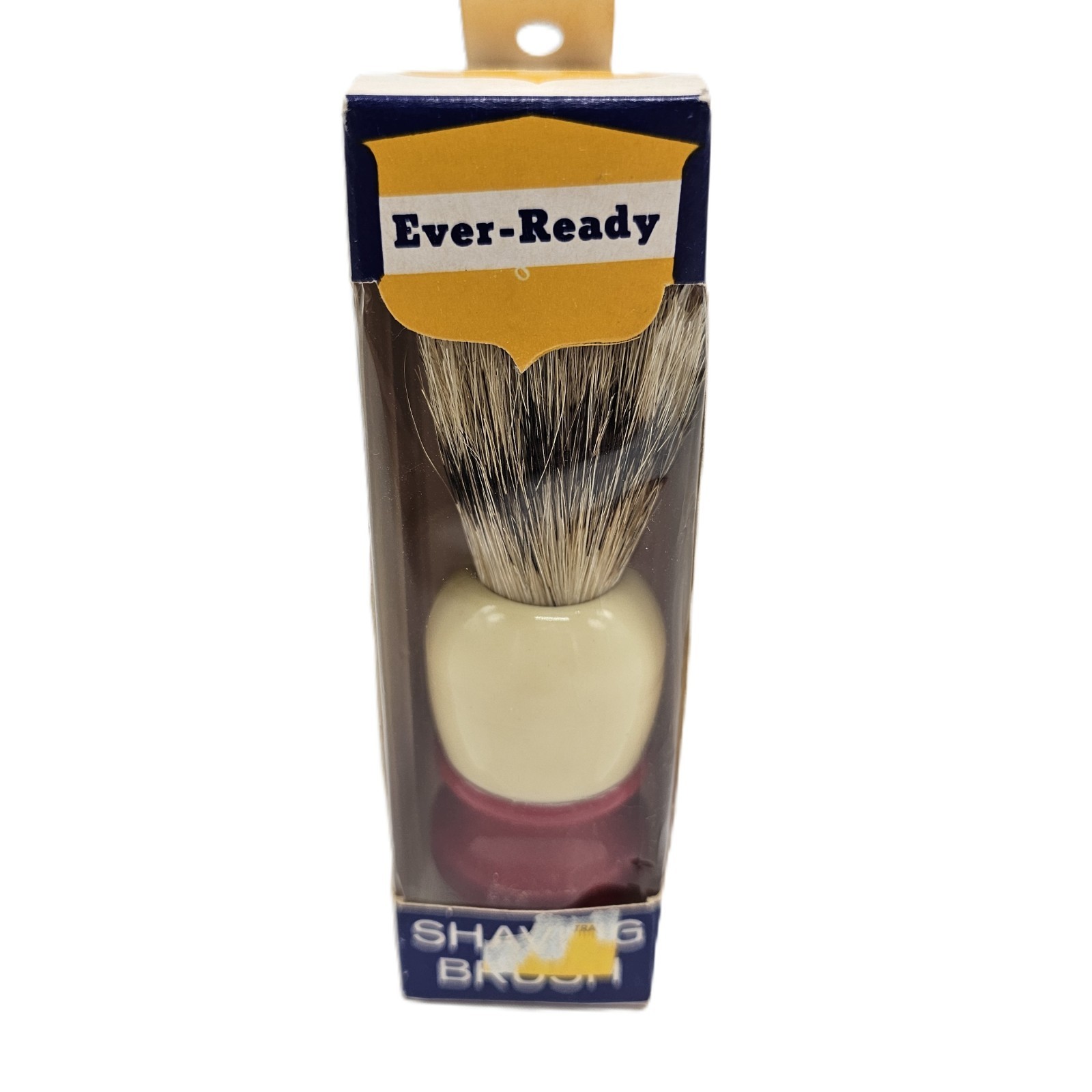 Vintage Ever-Ready C40 Sterilized Shave Brush Original Box Made in USA NOS Vintage Ever-Ready C40 Sterilized Shave Brush Original Box Made in USA NOS