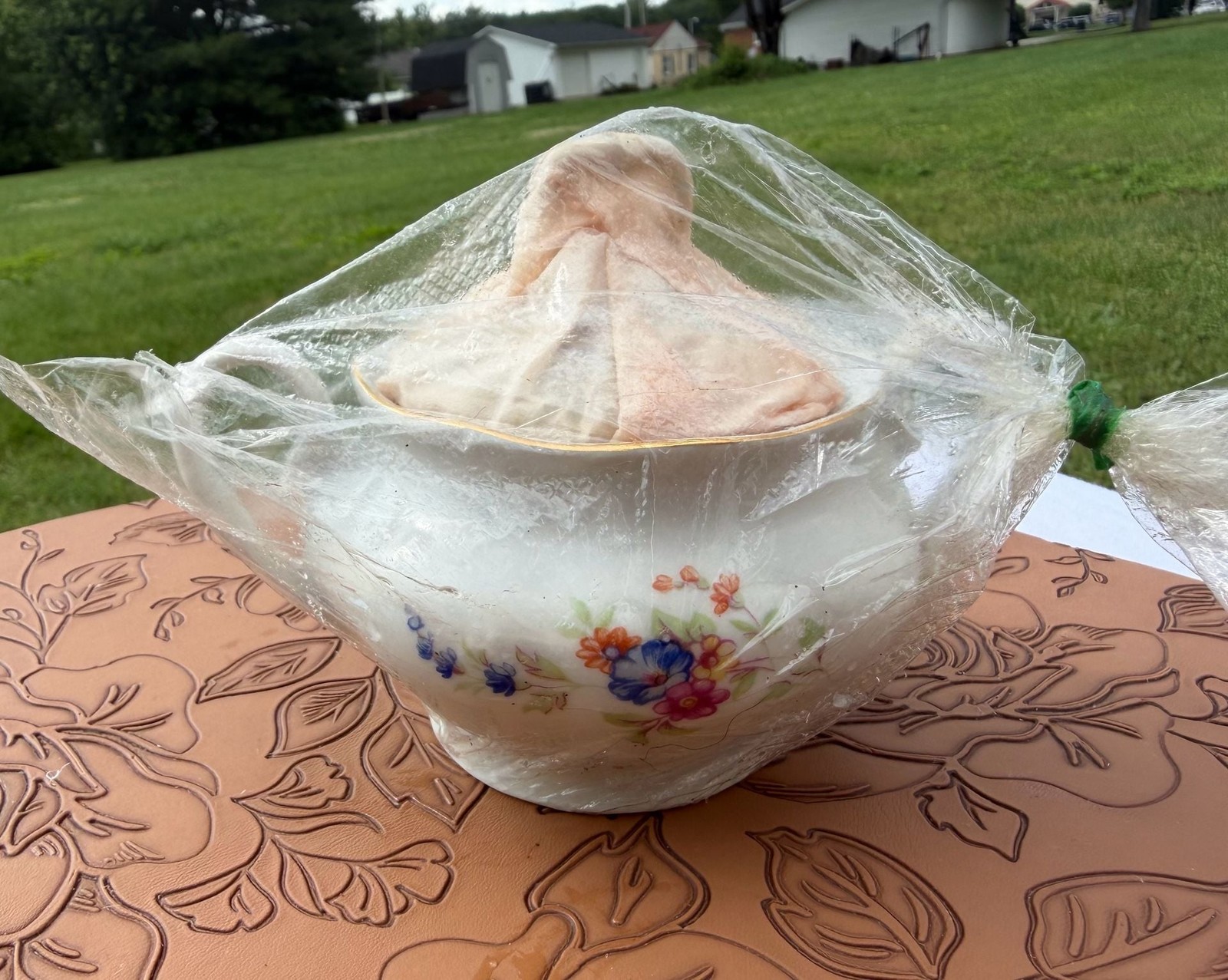 Petrus Regout Maastricht Holland Floral Covered Tureen Serving Dish