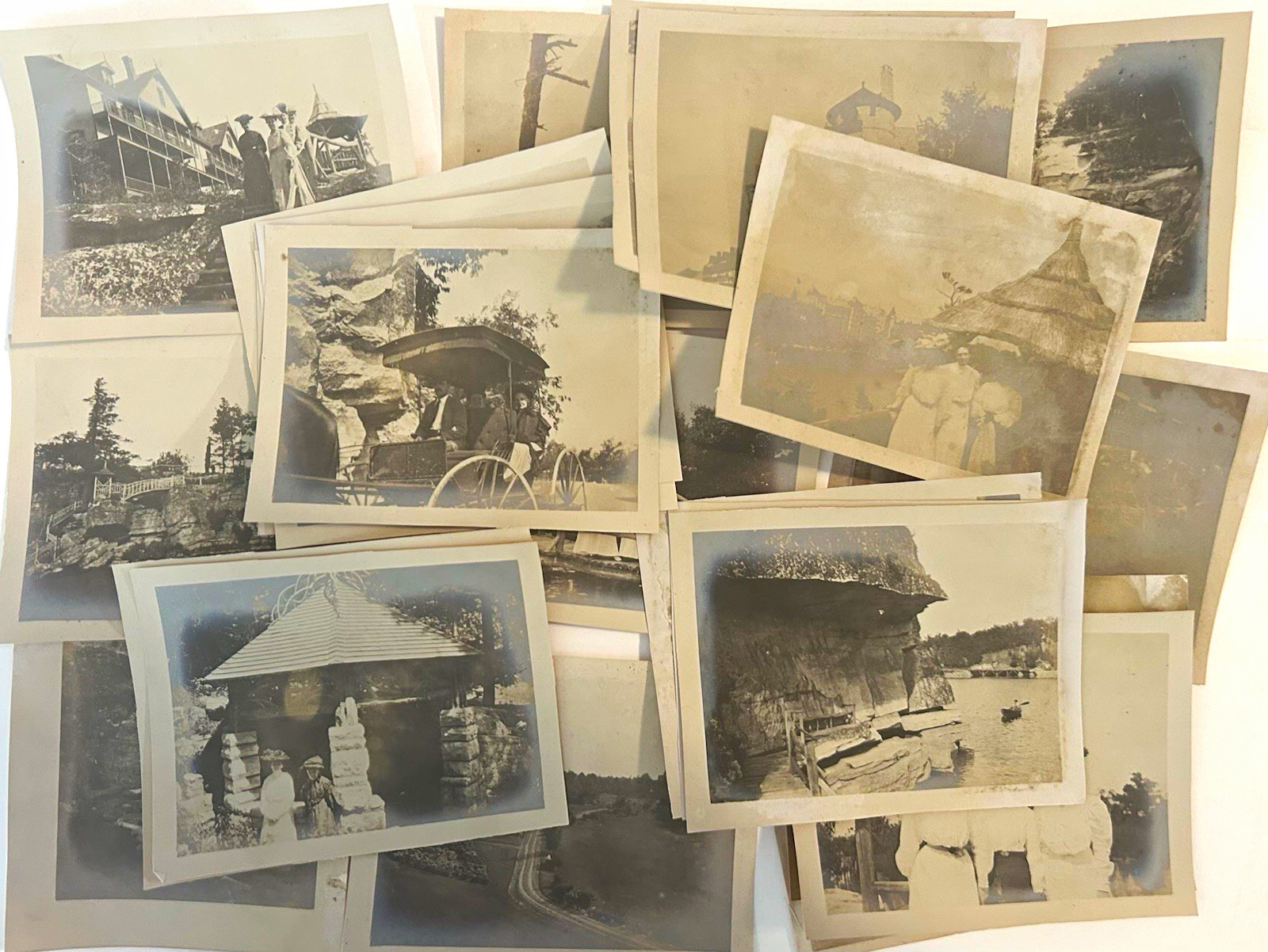 24 Antique Photos c1905 Mohonk Mountain House Minnewaska Wildmere NY Resorts