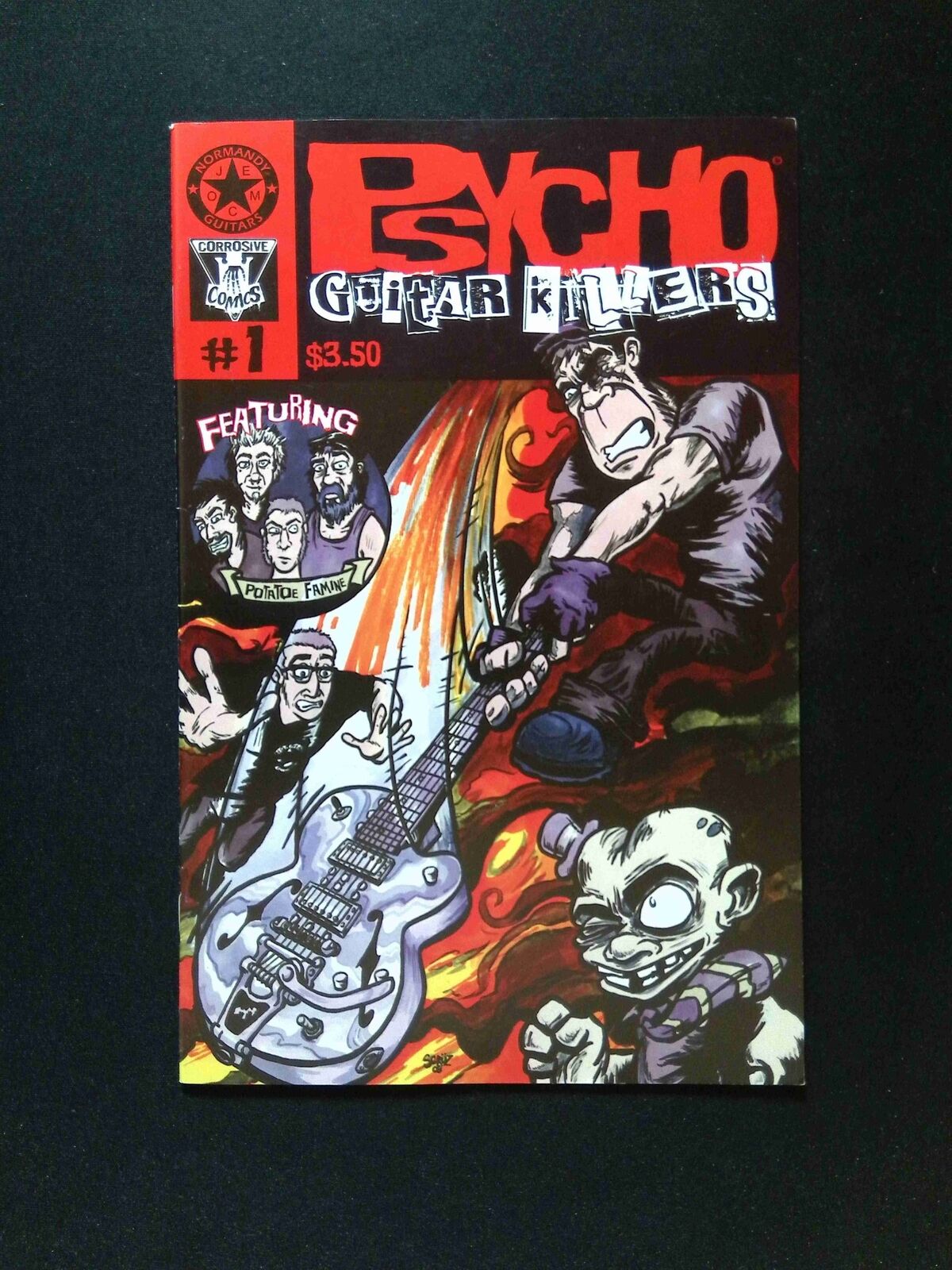 Psycho Guitar Killers #1  CORROSIVE Comics 2008 VF-